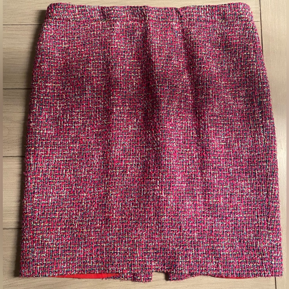 J. Crew Women's No. 2 Pencil Skirt in Autumn Tweed - Pink